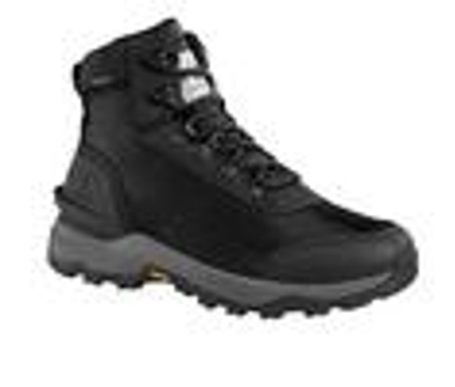 Men Carhartt Soft Toe | Men'S Carhartt Fp5071 Outdoor Hike Wp Soft Toe Work Boots Black