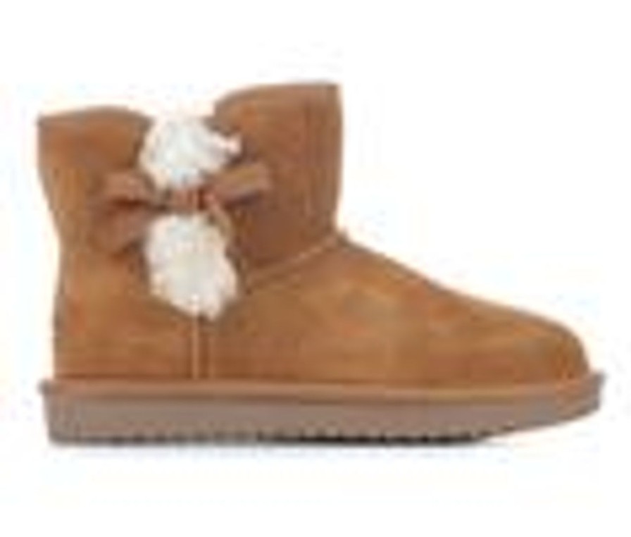 Kids Koolaburra by UGG Boots | Girls' Koolaburra By Ugg Little Kid & Big Kid Victoria Mini Winter Booties Chestnut