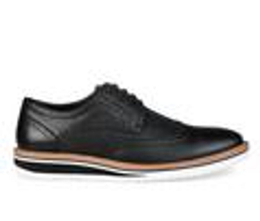 Men Vance Co. Oxfords | Men'S Vance Co. Warrick Dress Shoes Black