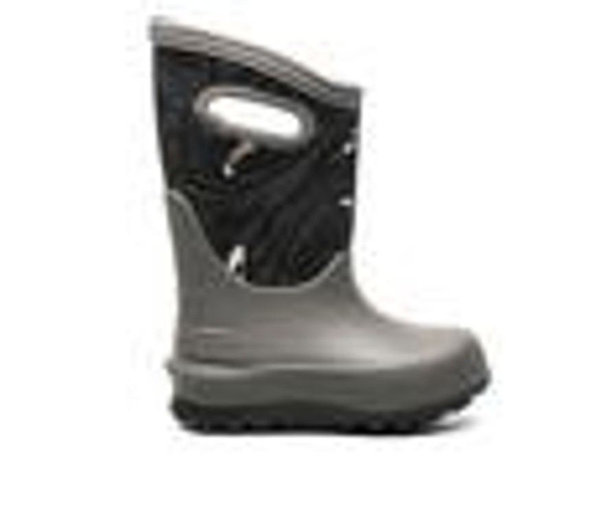 Kids Bogs Footwear Boots | Kids' Bogs Footwear Little Kid & Big Kid Neo Classic Spooky Rain Boots Grey Multi