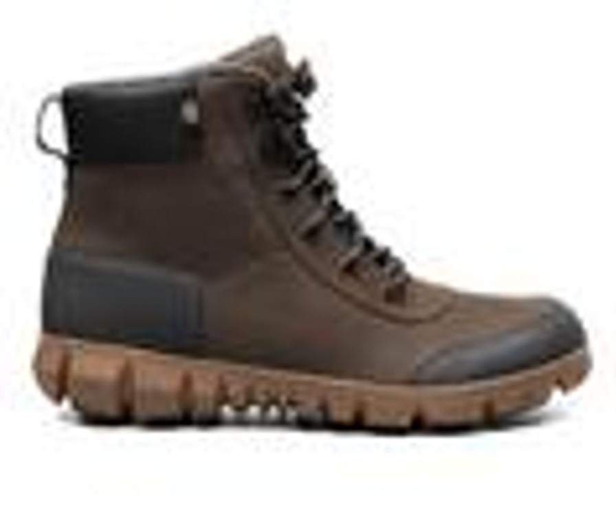 Men Bogs Footwear Waterproof | Men'S Bogs Footwear Arcata Urban Leather Mid Winter Boots Brown