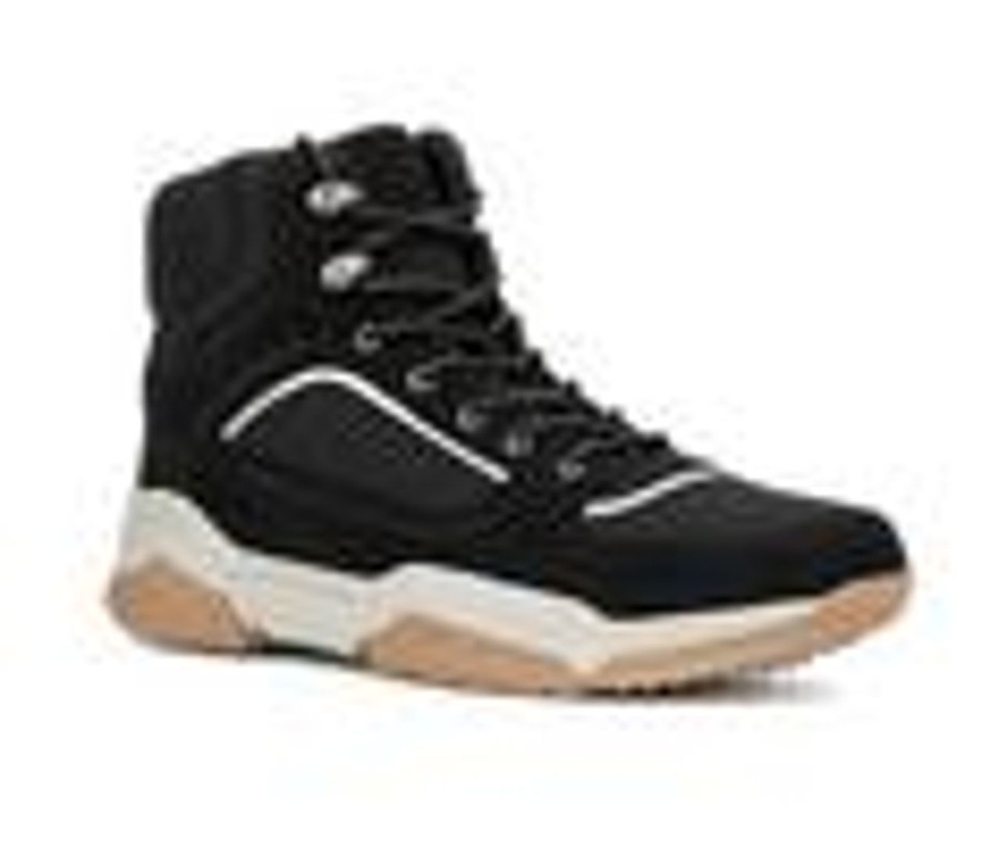 Men Reserved Footwear High Tops | Men'S Reserved Footwear Eliel Sneaker Boots Black