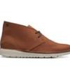 Men Clarks Boots | Men'S Clarks Brahnz Mid Chukka Boots Tan Nubuck