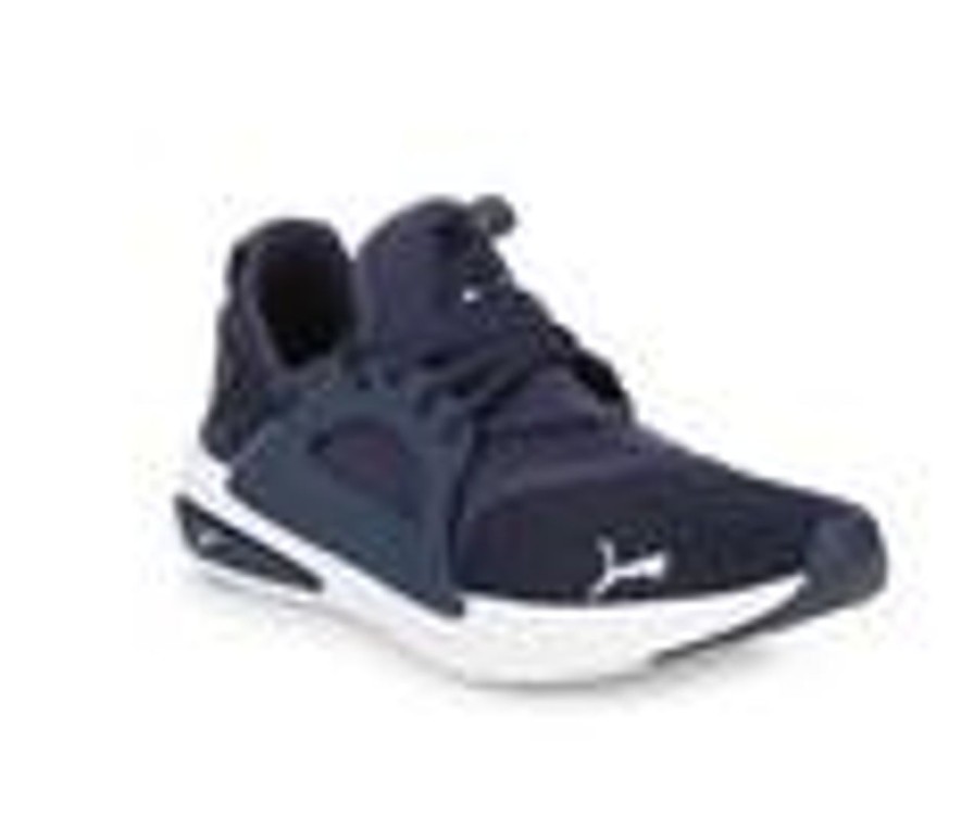 Men Puma Slip-Ons | Men'S Puma Softride Enzo Evolve Slip-On Sneakers Navy/White