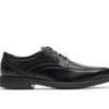 Men Rockport Oxfords | Men'S Rockport Style Leader 2 Bike Toe Oxford Dress Shoes Black