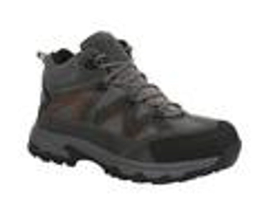 Men Northside Steel Toe | Men'S Northside Snohomish Steel Toe Work Boots Charcoal/Orange