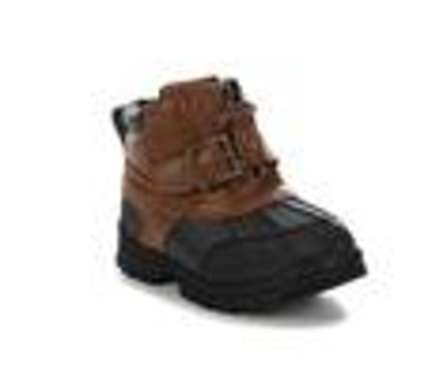 Kids Polo Boots | Boys' Polo Toddler Country Ii Mid Zip Boots Tan/Chocolate