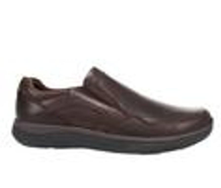 Men Propet Loafers | Men'S Propet Patton Slip-On Shoes Coffee