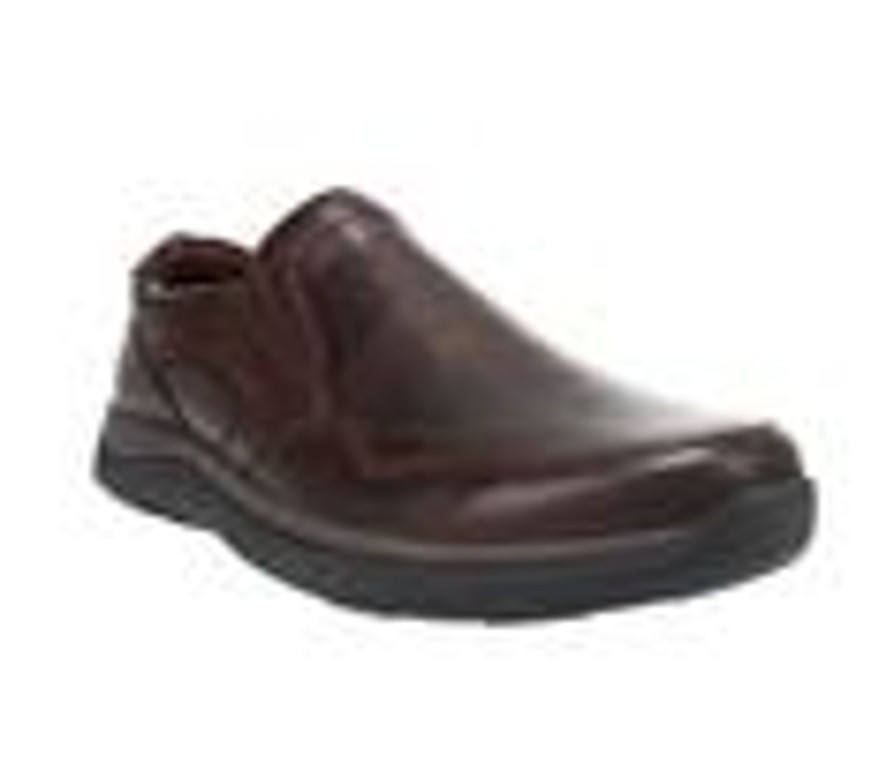 Men Propet Loafers | Men'S Propet Patton Slip-On Shoes Coffee