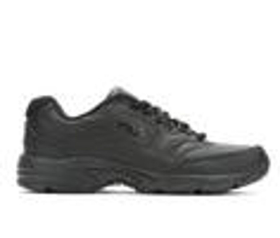 Men Fila Soft Toe | Men'S Fila Memory Workshift Slip Resistant Shoes Black/Black