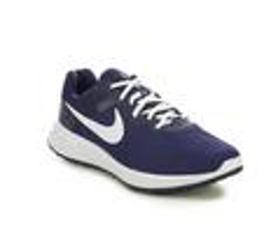 Men Nike Cross Training | Men'S Nike Revolution 6 Sustainable Running Shoes Navy/White/Grey