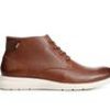 Men Dr. Scholls Boots | Men'S Dr. Scholls Tracker Dress Boots Brown Leather