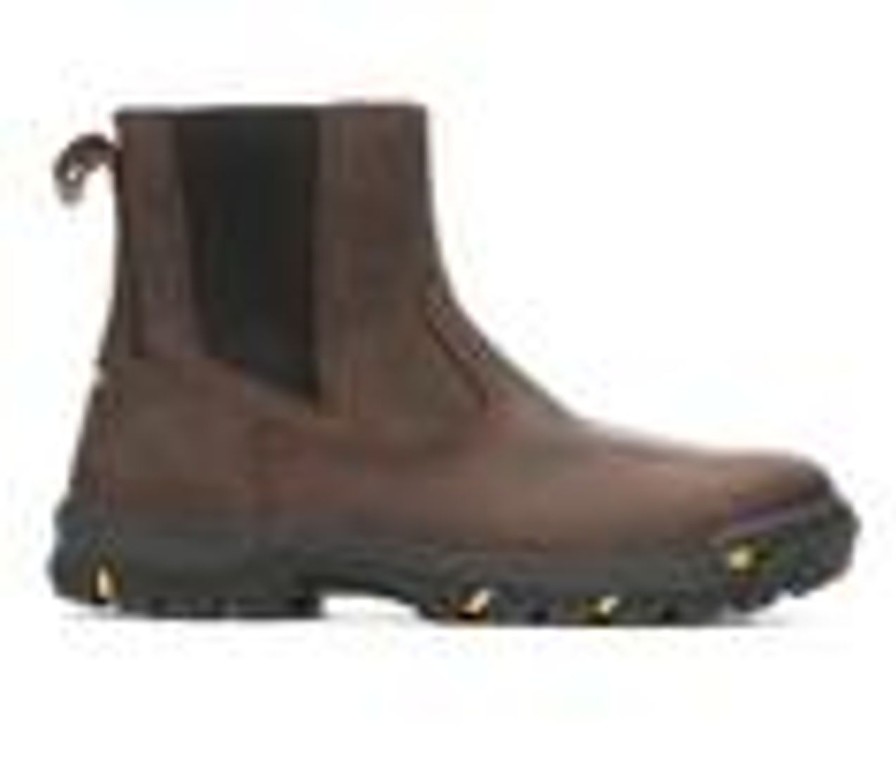 Men Caterpillar Steel Toe | Men'S Caterpillar Wheelbase Steel Toe Work Boots Clay