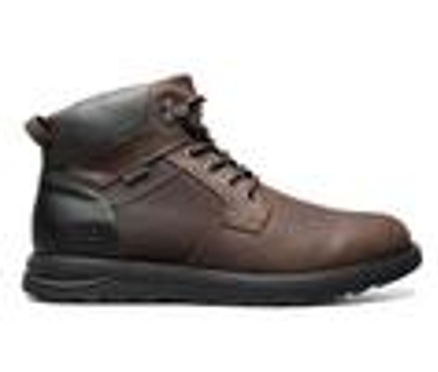 Men Nunn Bush Waterproof | Men'S Nunn Bush Luxor Waterproof Boots Brn Crazy Horse