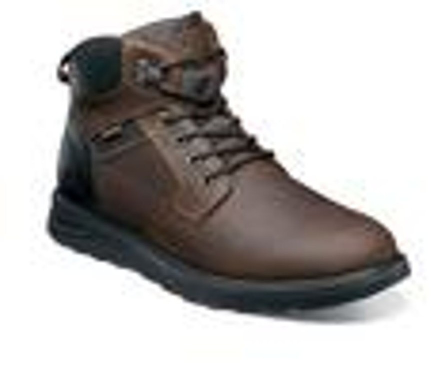 Men Nunn Bush Waterproof | Men'S Nunn Bush Luxor Waterproof Boots Brn Crazy Horse