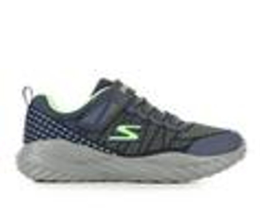 Kids Skechers Athletics & Sneakers | Boys' Skechers Little Kid & Big Kid Nitro Sprint Running Shoes Navy/Lime