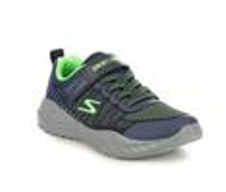 Kids Skechers Athletics & Sneakers | Boys' Skechers Little Kid & Big Kid Nitro Sprint Running Shoes Navy/Lime