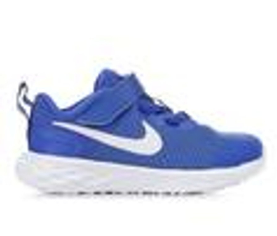 Kids Nike Athletics & Sneakers | Boys' Nike Toddler Revolution 6 Running Shoes Royal/Wht/Blk