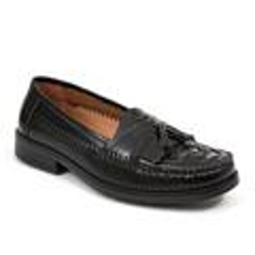 Men Deer Stags Loafers | Men'S Deer Stags Herman Dress Loafers Jet Black