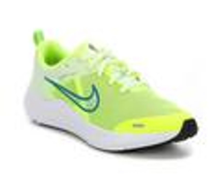 Kids Nike Athletics & Sneakers | Boys' Nike Big Kid Downshifter 12 Running Shoes Volt/Blue/Volt