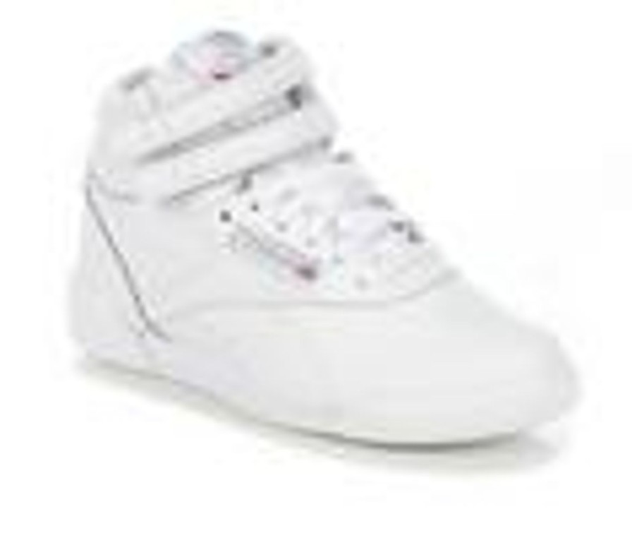 Kids Reebok Athletics & Sneakers | Girls' Reebok Little Kid Freestyle Hi Basketball Shoes White/White