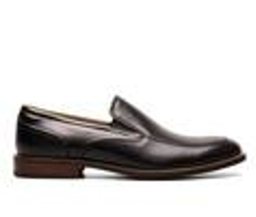 Men Florsheim Loafers | Men'S Florsheim Rucci Moc Toe Slip On Dress Loafers Black