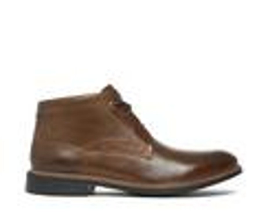 Men Rockport Boots | Men'S Rockport Classic Break Chukka Dress Boots Dark Brown