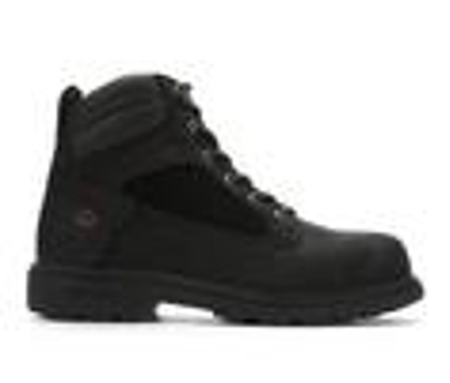 Men Wolverine Steel Toe | Men'S Wolverine Bulldozer 2.0 Steel Toe Work Boots Black