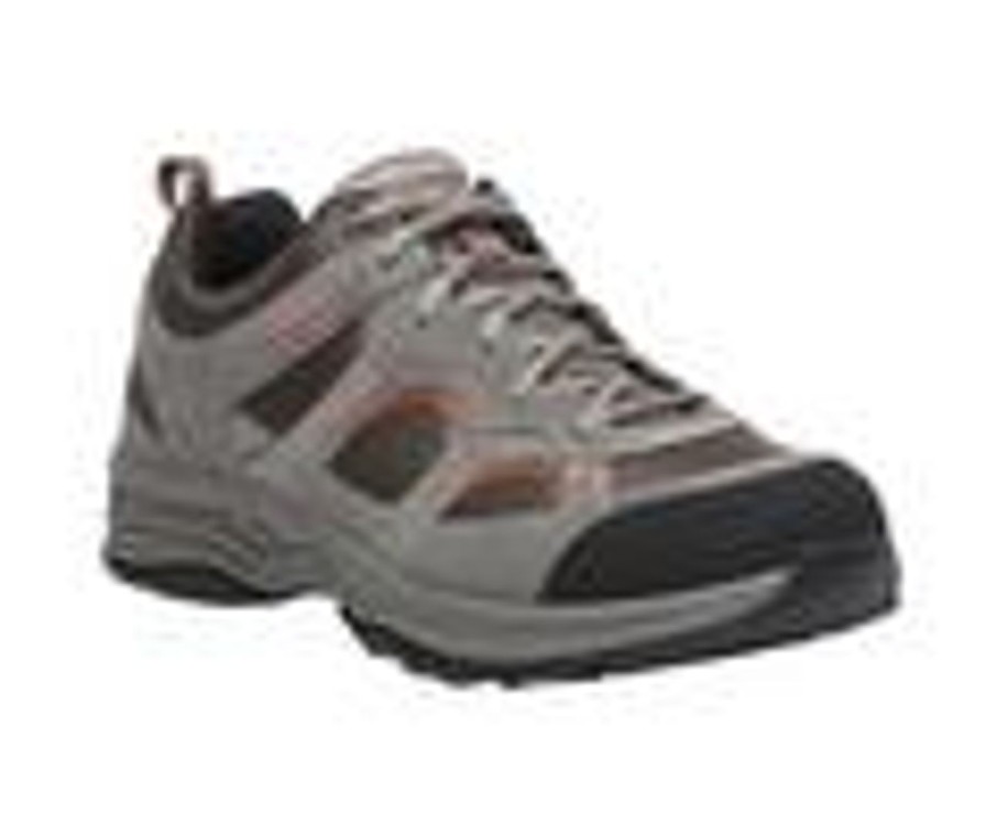 Men Propet Walking And Hiking | Men'S Propet Connelly Hiking Boots Gunsmoke/Orange