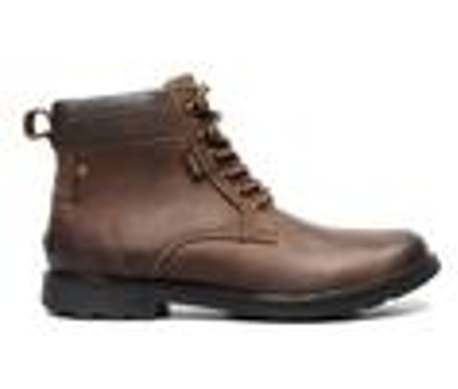 Men Nunn Bush Boots | Men'S Nunn Bush 1912 Plain Toe Boots Brn Crazy Horse