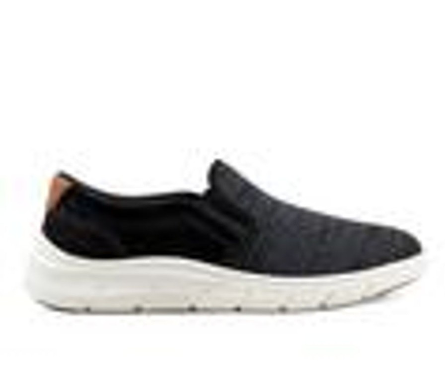 Men Easy Spirit Loafers And Slip-Ons | Men'S Easy Spirit Chad Slip-On Shoes Black Multi