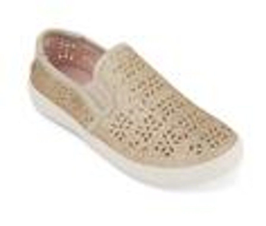 Kids Kenneth Cole Casual | Girls' Kenneth Cole Little Kid & Big Kid Ang Flora Slip On Shoes Pale Gold