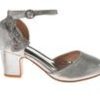 Kids Badgley Mischka Dress | Girls' Badgley Mischka Lila Luxe 13-6 Dress Shoes Silver