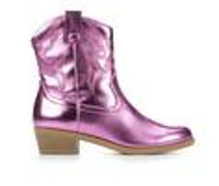 Kids Soda Boots | Girls' Soda Little Kid & Big Kid Blazing-Iis Cowboy Boots Pink Metallic