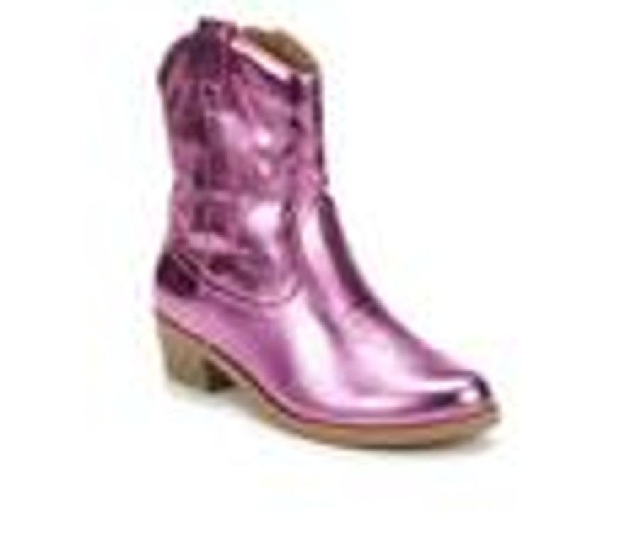 Kids Soda Boots | Girls' Soda Little Kid & Big Kid Blazing-Iis Cowboy Boots Pink Metallic