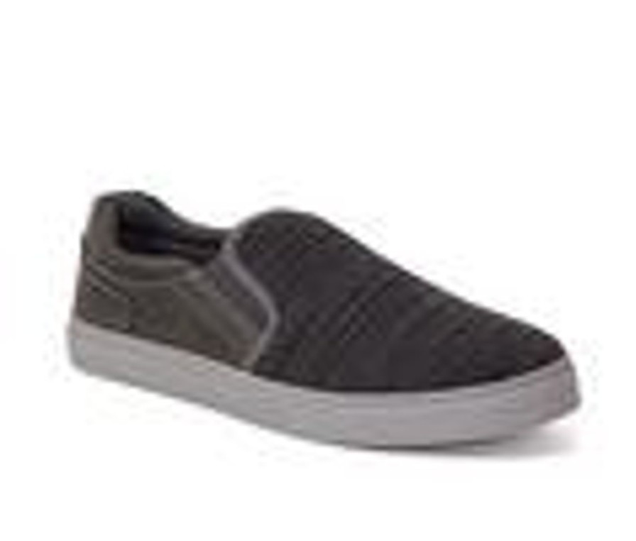 Men Deer Stags Loafers And Slip-Ons | Men'S Deer Stags Bryce Slip-On Shoes Dark Grey