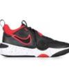 Kids Nike Athletics & Sneakers | Boys' Nike Big Kid Team Hustle D11 Basketball Shoes Black/Wht/Red