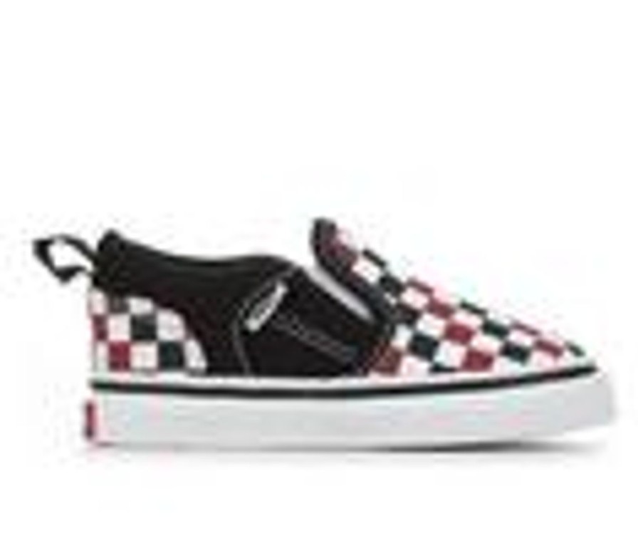 Kids Vans Athletics & Sneakers | Kids' Vans Toddler Asher V Skate Shoes Chilipep/Wh/Chk