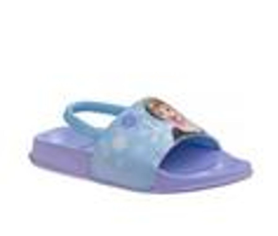 Kids Disney Sandals | Girls' Disney Toddler & Little Kid Frozen Back Strap Sandals Lilac