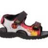 Kids Rugged Bear Sandals | Boys' Rugged Bear Toddler Rb88282H Firefighter Sport Sandals Black/Red