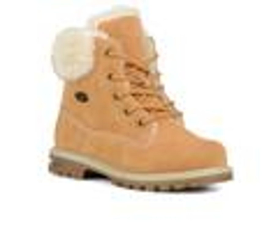 Kids Lugz Boots | Girls' Lugz Big Kid Empire Hi Faux Fur Boots Golden Wheat