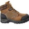 Men Carhartt Electric Hazard | Men'S Carhartt Cmf6720 Composite Toe Met-Guard Work Boots Dark Brown