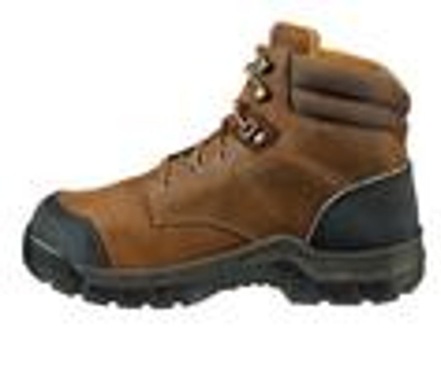 Men Carhartt Electric Hazard | Men'S Carhartt Cmf6720 Composite Toe Met-Guard Work Boots Dark Brown