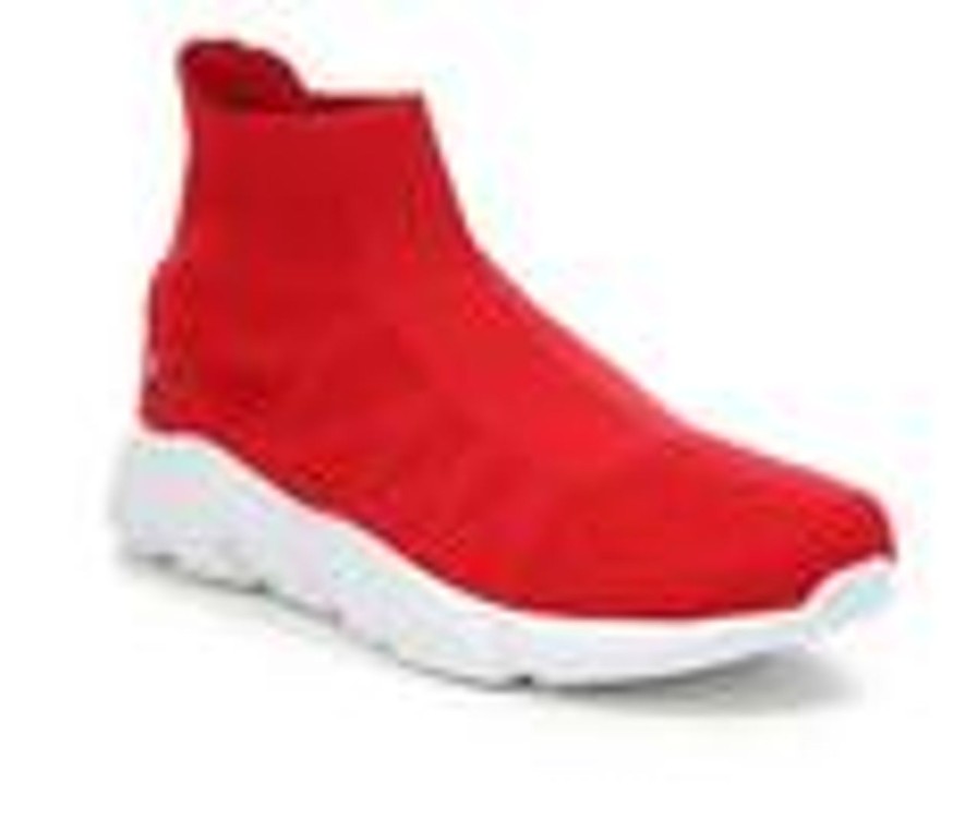 Kids Fila Athletics & Sneakers | Boys' Fila Little Kid & Big Kid Solarwave High Running Shoes Red/Red/White