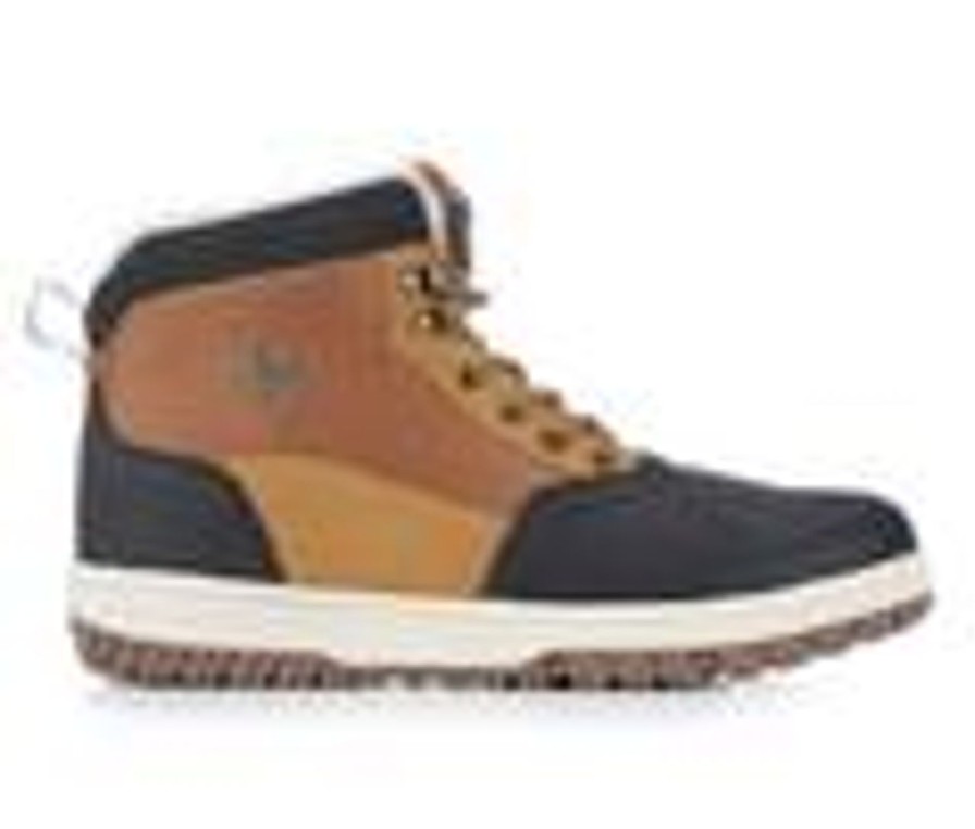 Men US Polo Assn Hiking And Hunting | Men'S Us Polo Assn Buckster Boots Wheat