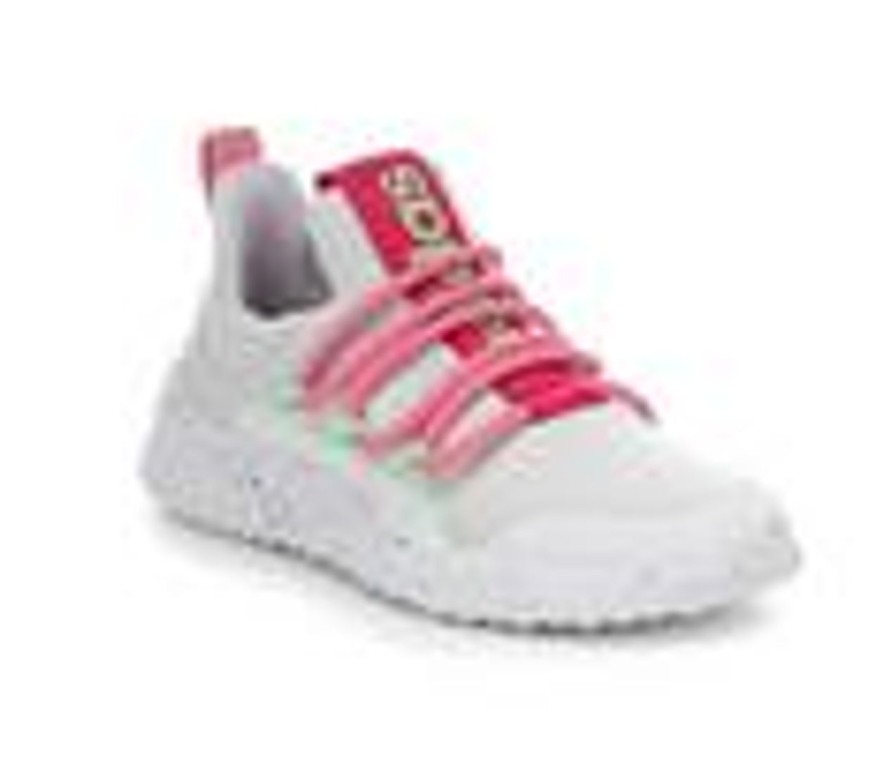 Kids Adidas Athletics & Sneakers | Girls' Adidas Little Kid & Big Kid Lite Racer Adapt 5.0 Sustainable Running Shoes Pink/Bliss/Grey