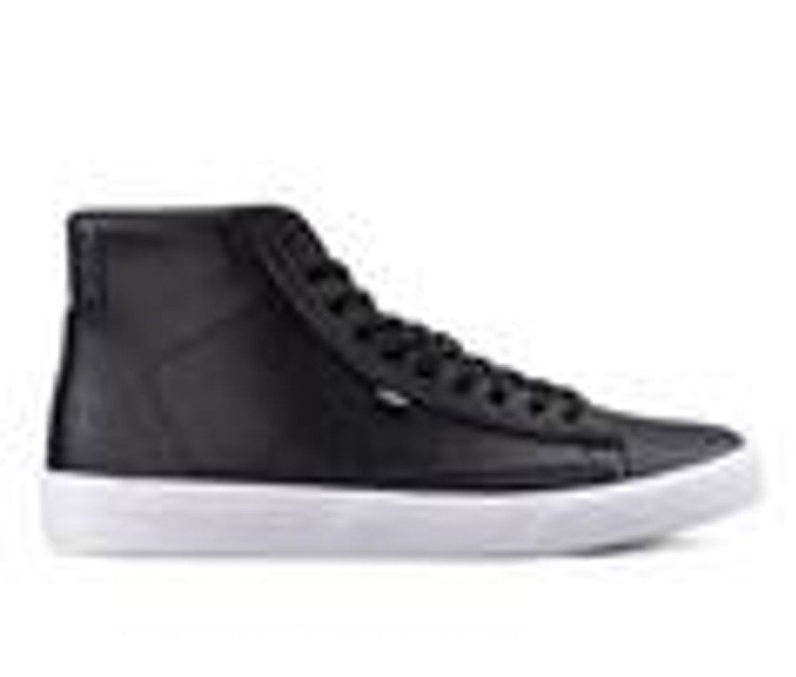 Men Lugz High Tops | Men'S Lugz Drop Hi Casual Shoes Black/White