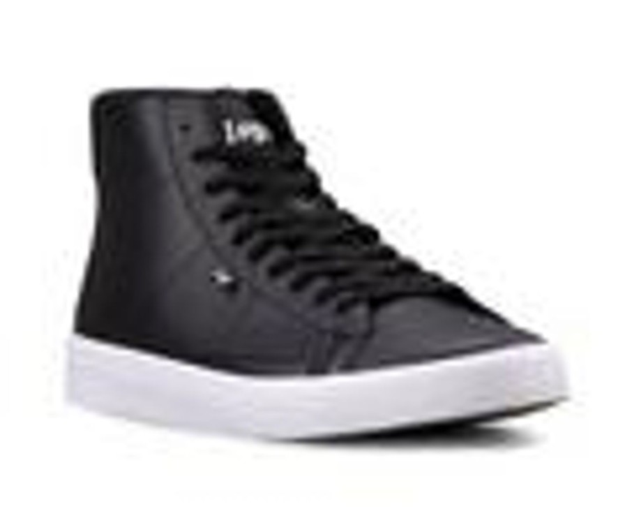 Men Lugz High Tops | Men'S Lugz Drop Hi Casual Shoes Black/White