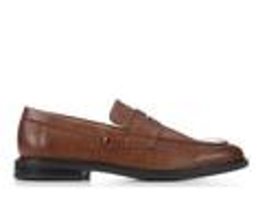 Men Tommy Hilfiger Loafers | Men'S Tommy Hilfiger Dime Loafers Cognac