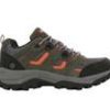 Kids Northside Boots | Boys' Northside Little Kid & Big Kid Monroe Low Jr. Hiking Shoes Olive/Orange